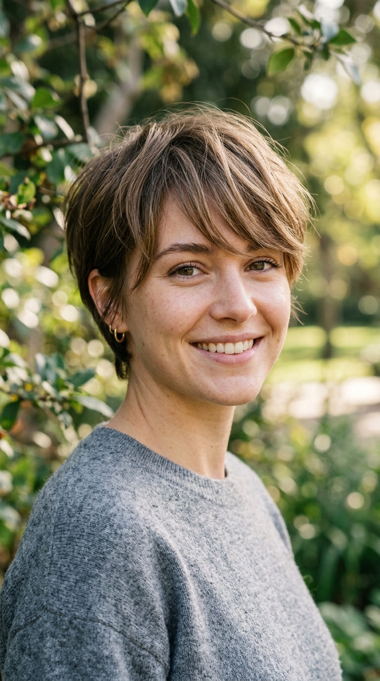 10 Short Hair Ideas for Square Faces That Soften Strong Angles 8 7 7