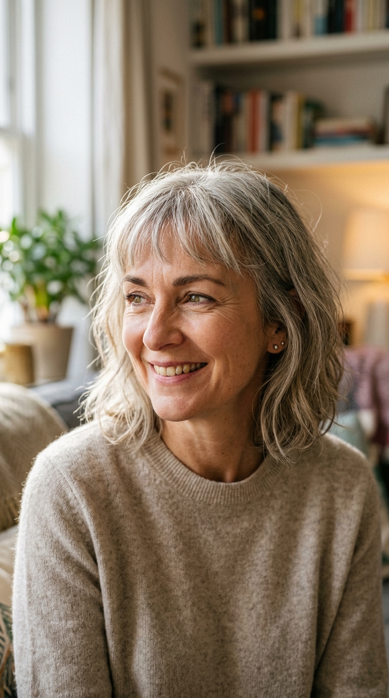 10 Bob Frisuren für Frauen über 50 mit feinem Haar, die sofort mehr Fülle zeigen 9 8 17