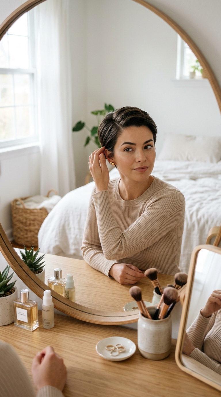 10 Pixie Cut Ideen für ovale Gesichter – Die perfekte Anleitung 9 8 18