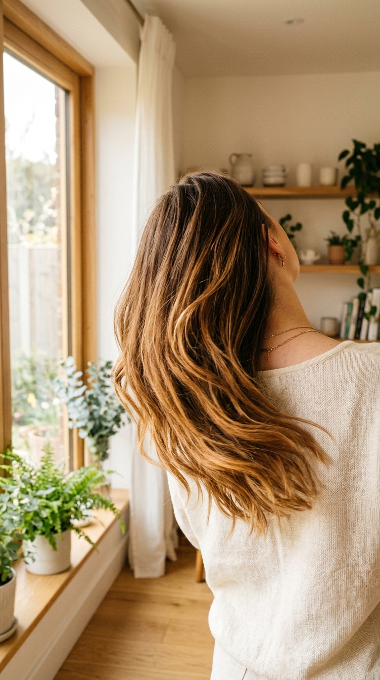 Balayage für braunes Haar zu Hause selber machen: 10 Schritte 9 8 19