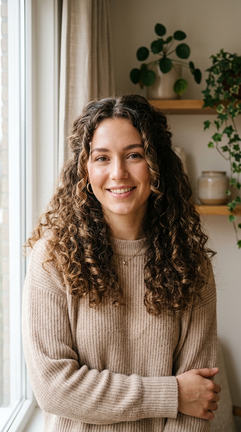 10 Easy Hairstyles for Curly Hair That Take Less Than 5 Minutes 9 8