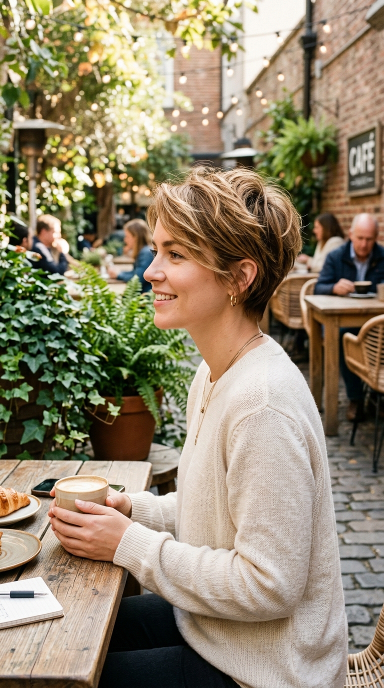 10 Pixie Cut Ideen für ovale Gesichter – Die perfekte Anleitung 10 9 17