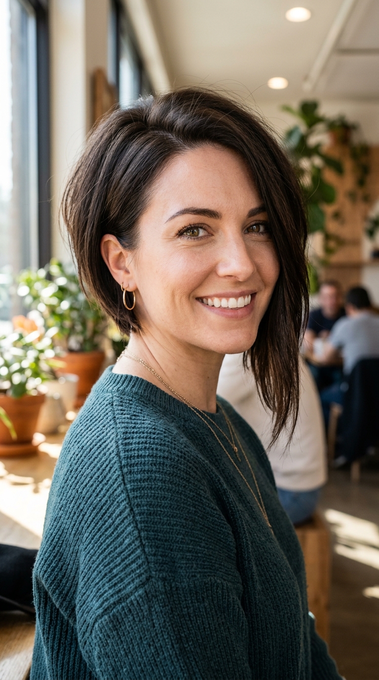 10 Short Hair Ideas for Square Faces That Soften Strong Angles 10 9 7