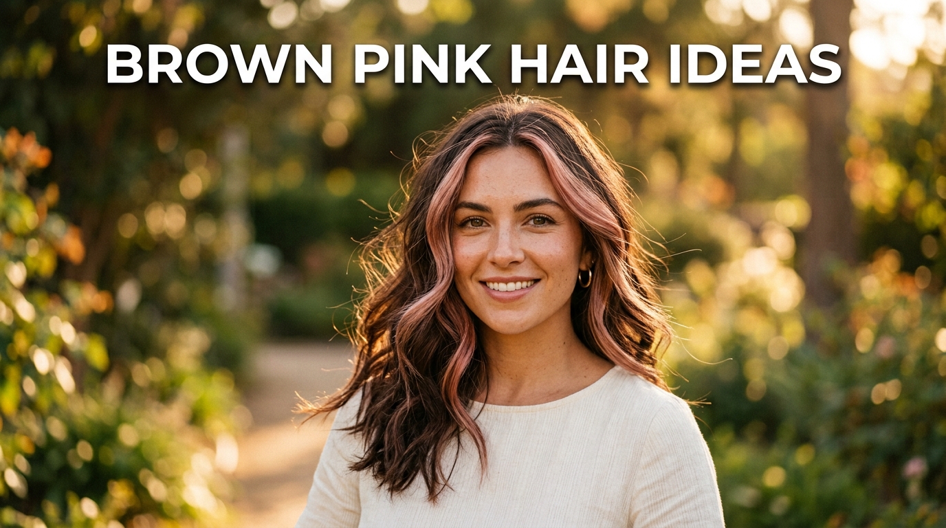 10 Brown Pink Hair Ideas That Still Look Wearable Day to Day 1 brown pink