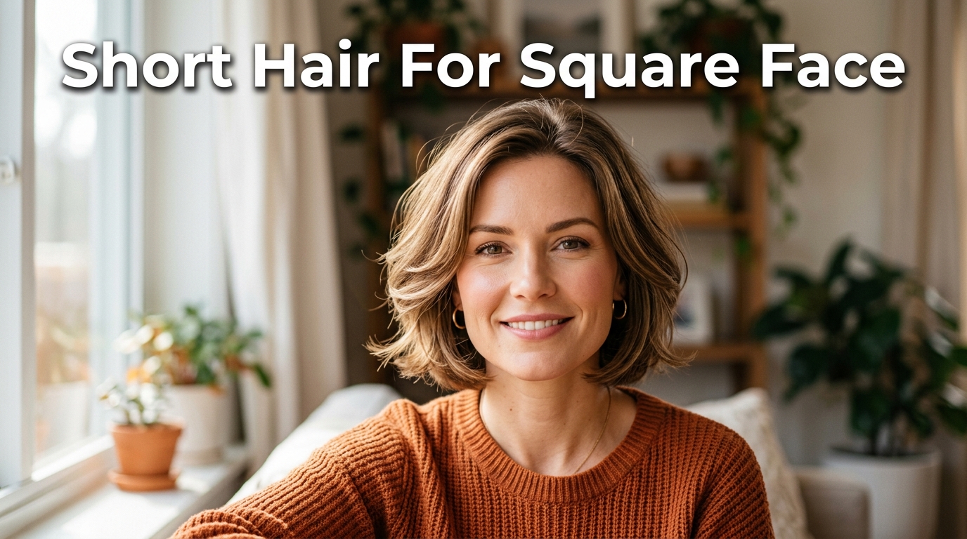 10 Short Hair Ideas for Square Faces That Soften Strong Angles 1 short hair for square face