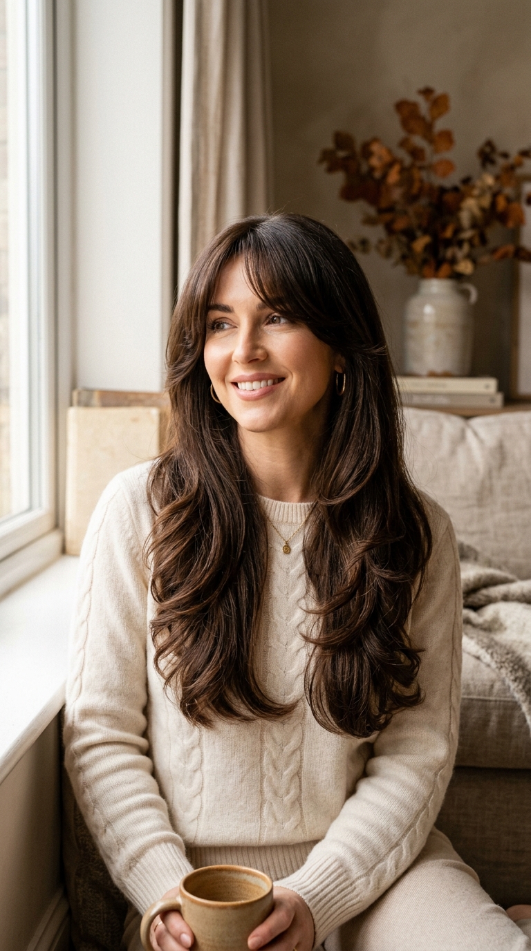8 Fall Layered Haircut 2026 With Curtain Bangs Ideas to Try 2 1 11