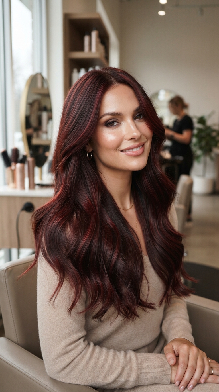 8 Cherry Cola Hair Inspo Ideas for a Rich, Glossy Look 2 1 7
