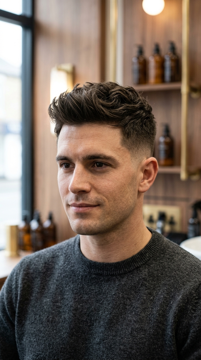 10 Modern Haircuts for Men With No Beard 2 1 9