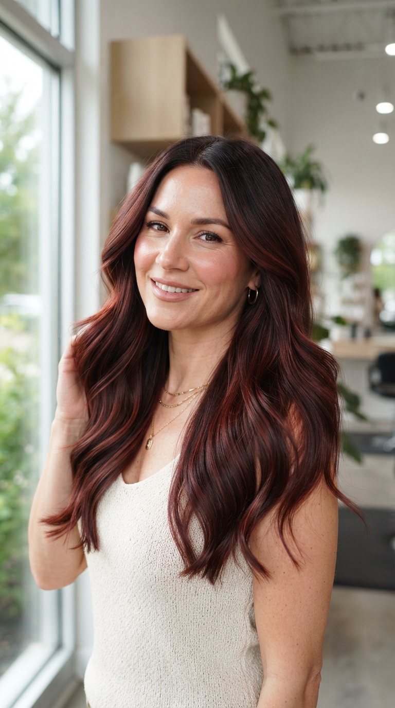 8 Cherry Cola Hair Inspo Ideas for a Rich, Glossy Look 5 4 7