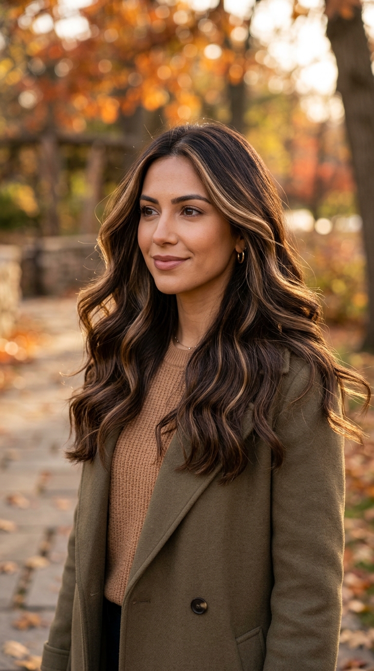 Fall Hair Color for Oval Face With Highlights: 8 Beautiful Ideas 6 5 14