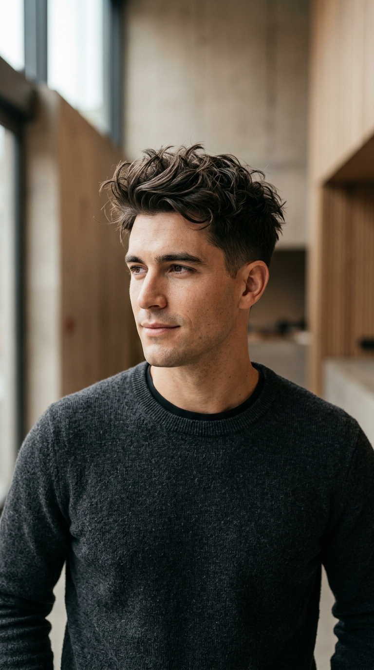 10 Modern Haircuts for Men With No Beard 8 7 8