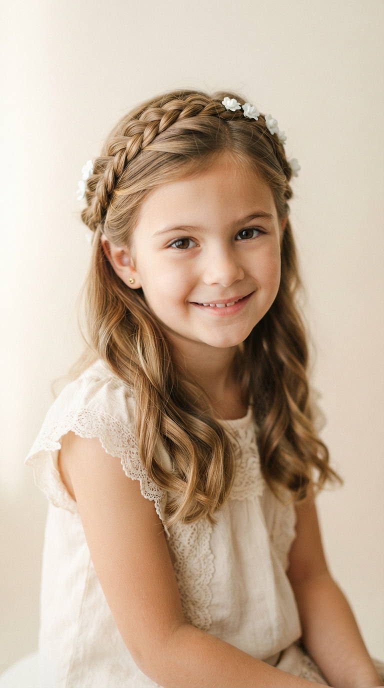 8 Picture Day Hairstyles for Kids Half Up 9 8 5