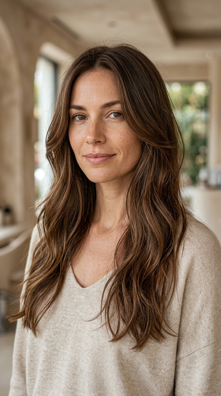 10 Face Framing Layers Long Hair to Try Now 4 3. Collarbone Layers