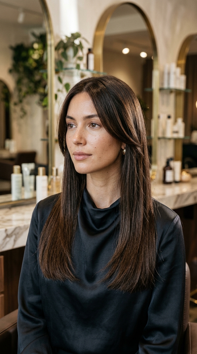 10 Face Framing Layers Long Hair to Try Now 6 5. Face Framing Layers for Fine Straight Hair
