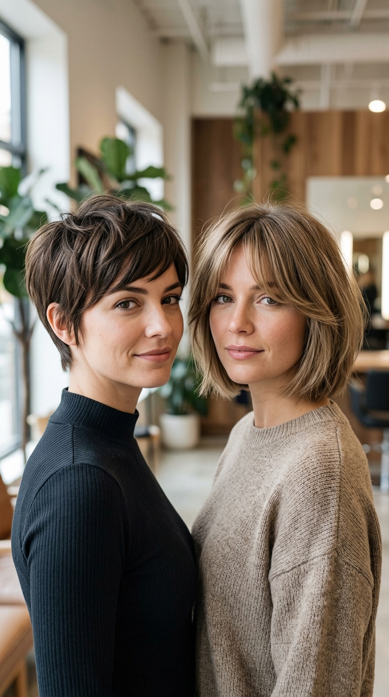 Bangs &mdash; Pixie vs Bob