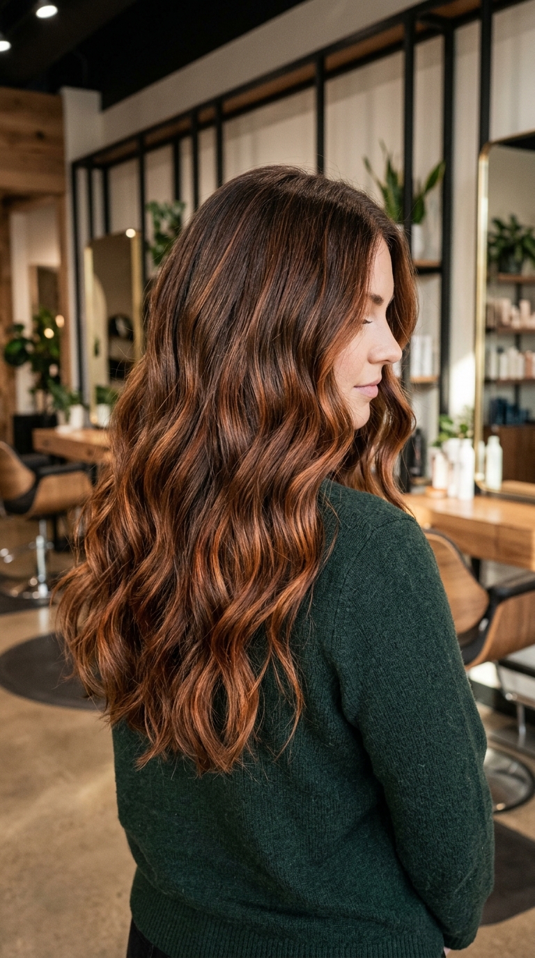 10 Balayage Trends 2026 to Try at Your Next Salon Visit 6 Brown hair with copper balayage 20261009194520