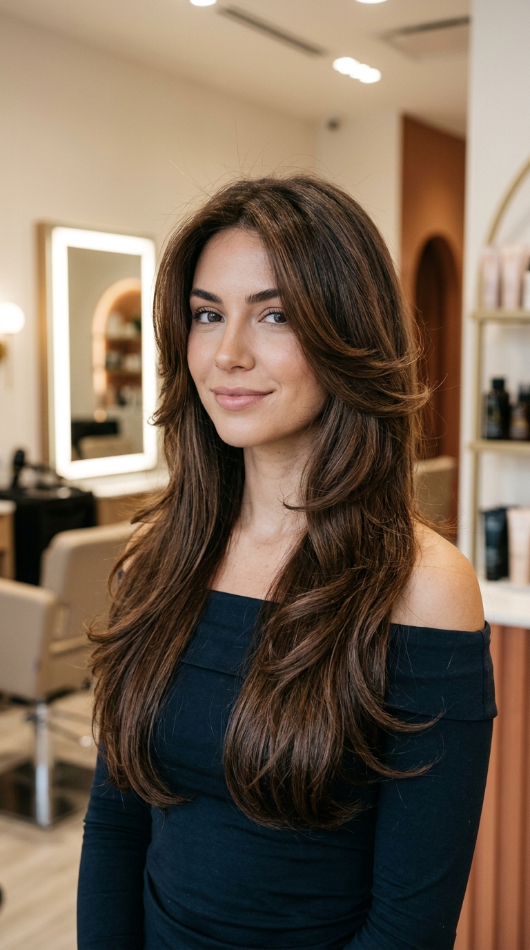 10 Long Haircut Trends 2026 to Try Now 2 Butterfly Layers 2