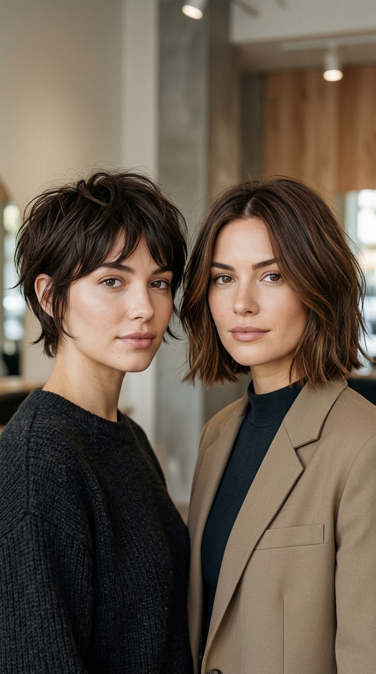 Face Shape Match &mdash; Pixie vs Bob
