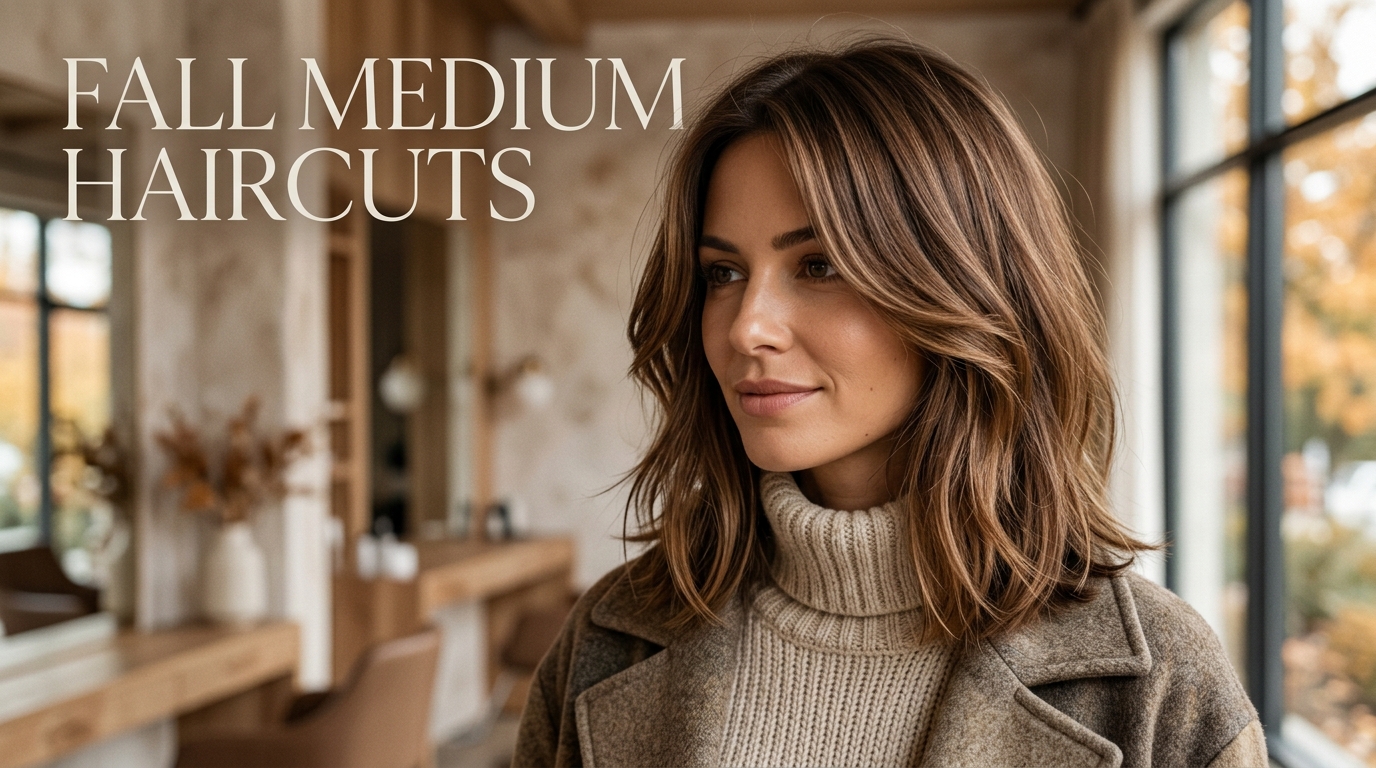 Fall Medium Haircuts: 10 Trendy Styles to Try in 2026 1 Fall Medium Haircuts with soft layers and autumn-inspired brunette tones