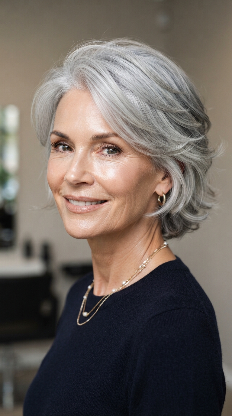 10 Pixie Cut Ideas for Every Hair Type and Personality 11 Feathered Pixie for Silver and Gray Hair