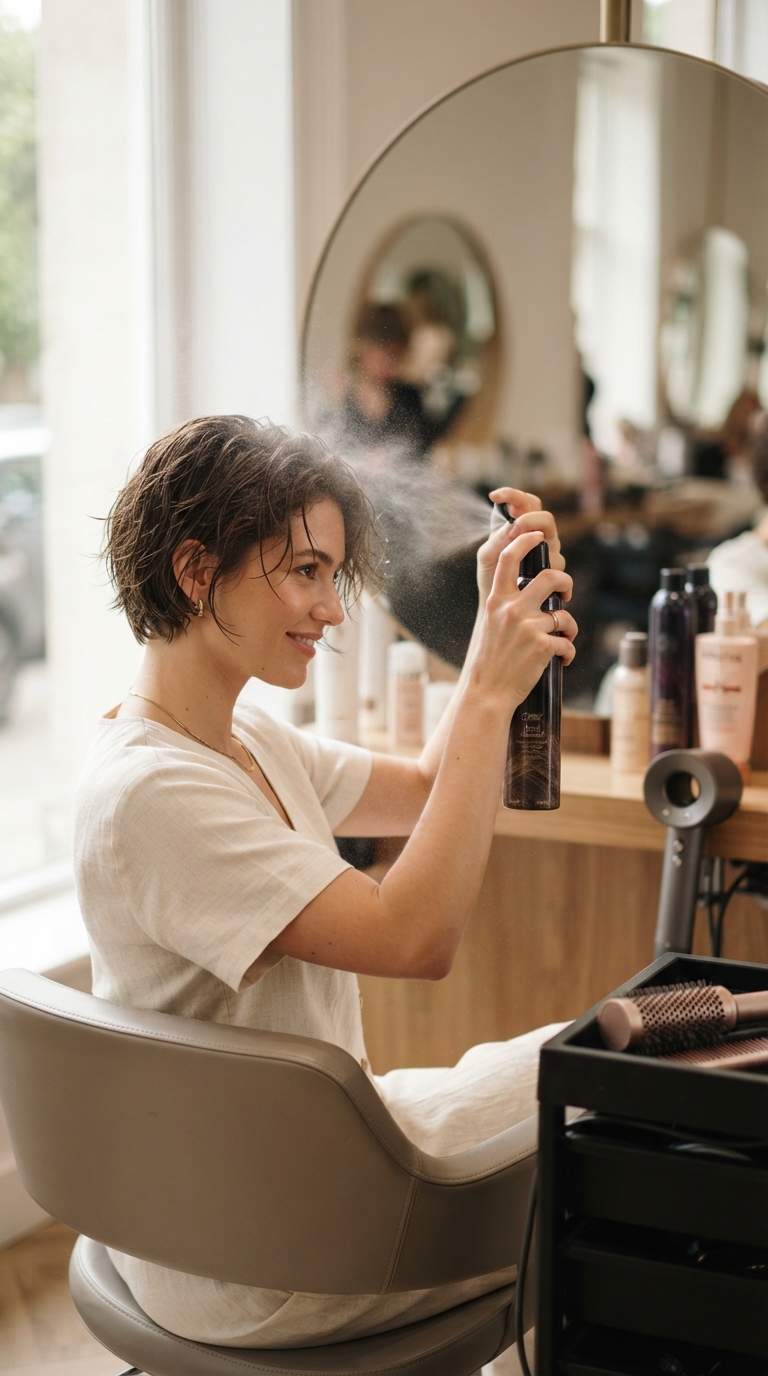 10 Best Products for Short Hair That Make Styling Easier 8 Heat Protectant