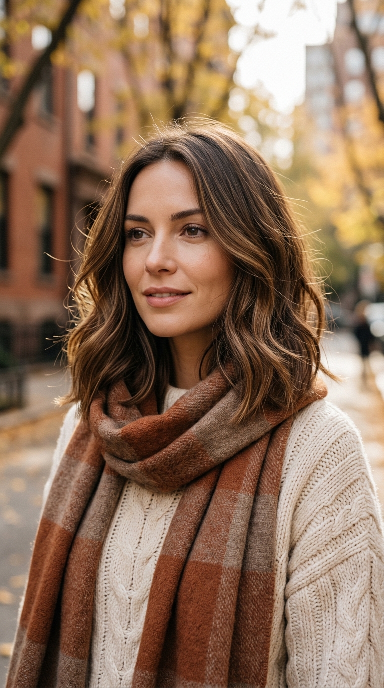 Fall Medium Haircuts: 10 Trendy Styles to Try in 2026 6 Long Bob With Subtle Waves