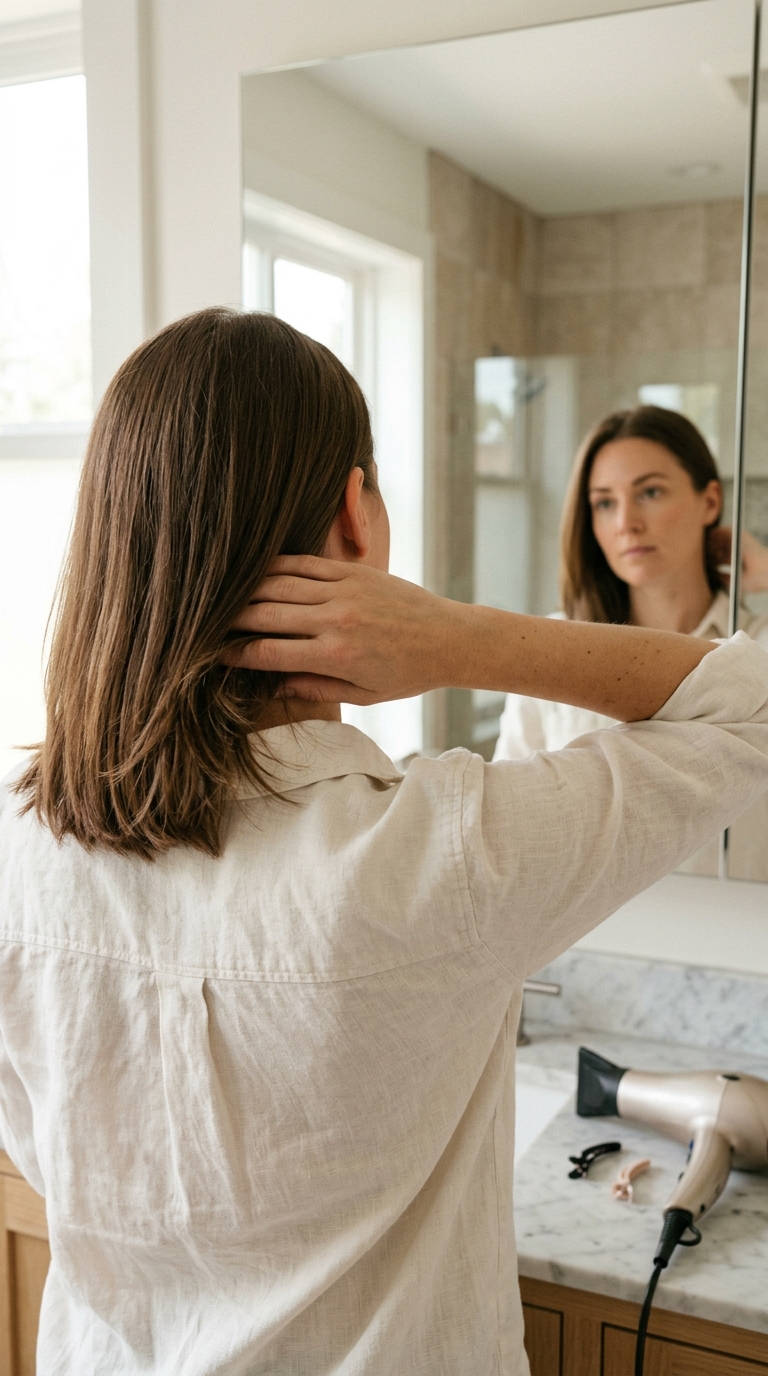 Start with completely dry hair