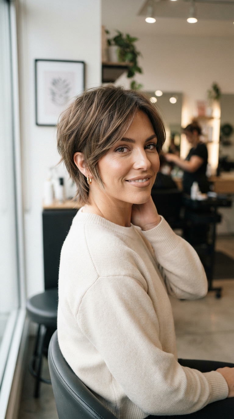 10 Pixie Cut Ideas for Every Hair Type and Personality 7 The Bixie — Half Bob Half