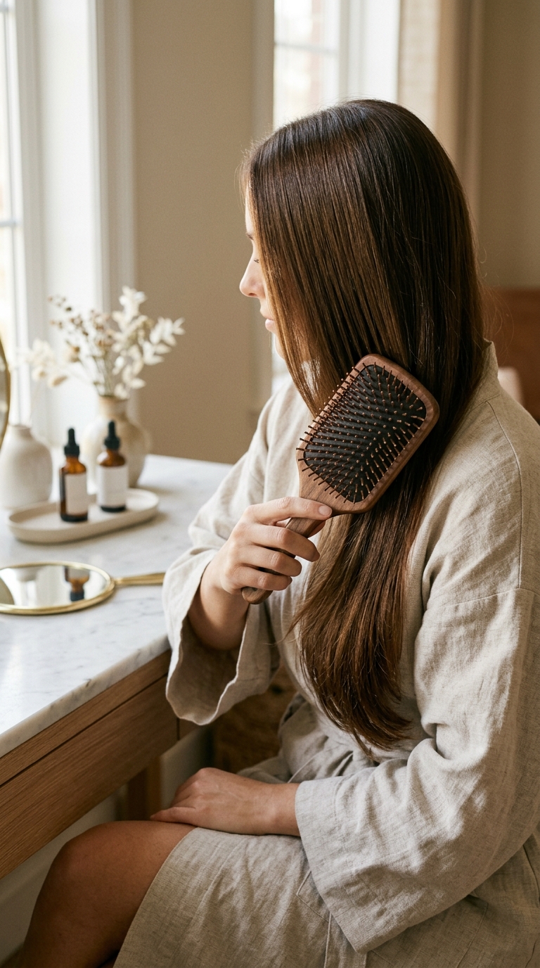 Best Detangling Brush Long Hair: 10 Types to Try 5 Woman brushing long hair 20261009172325