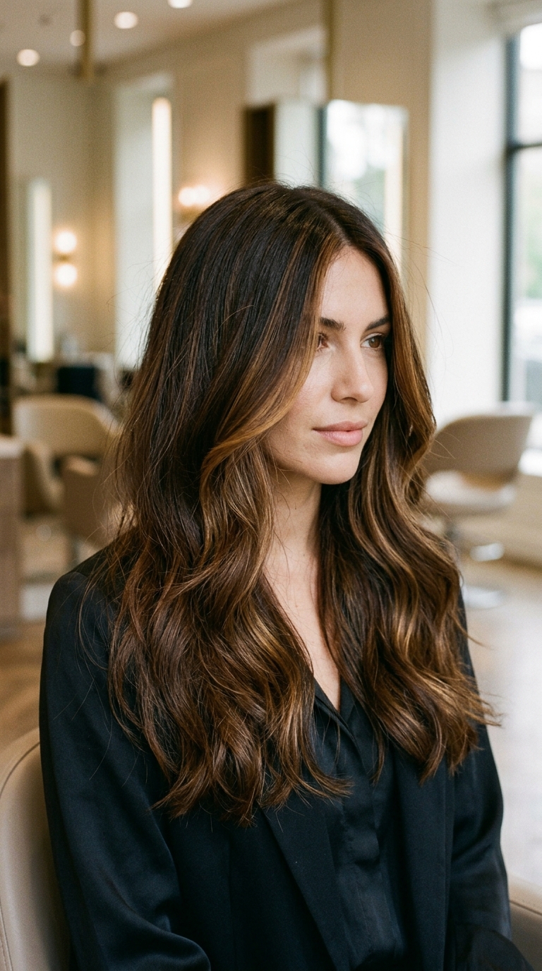 10 Balayage Trends 2026 to Try at Your Next Salon Visit 3 Woman displaying brown balayage … 20261009194457