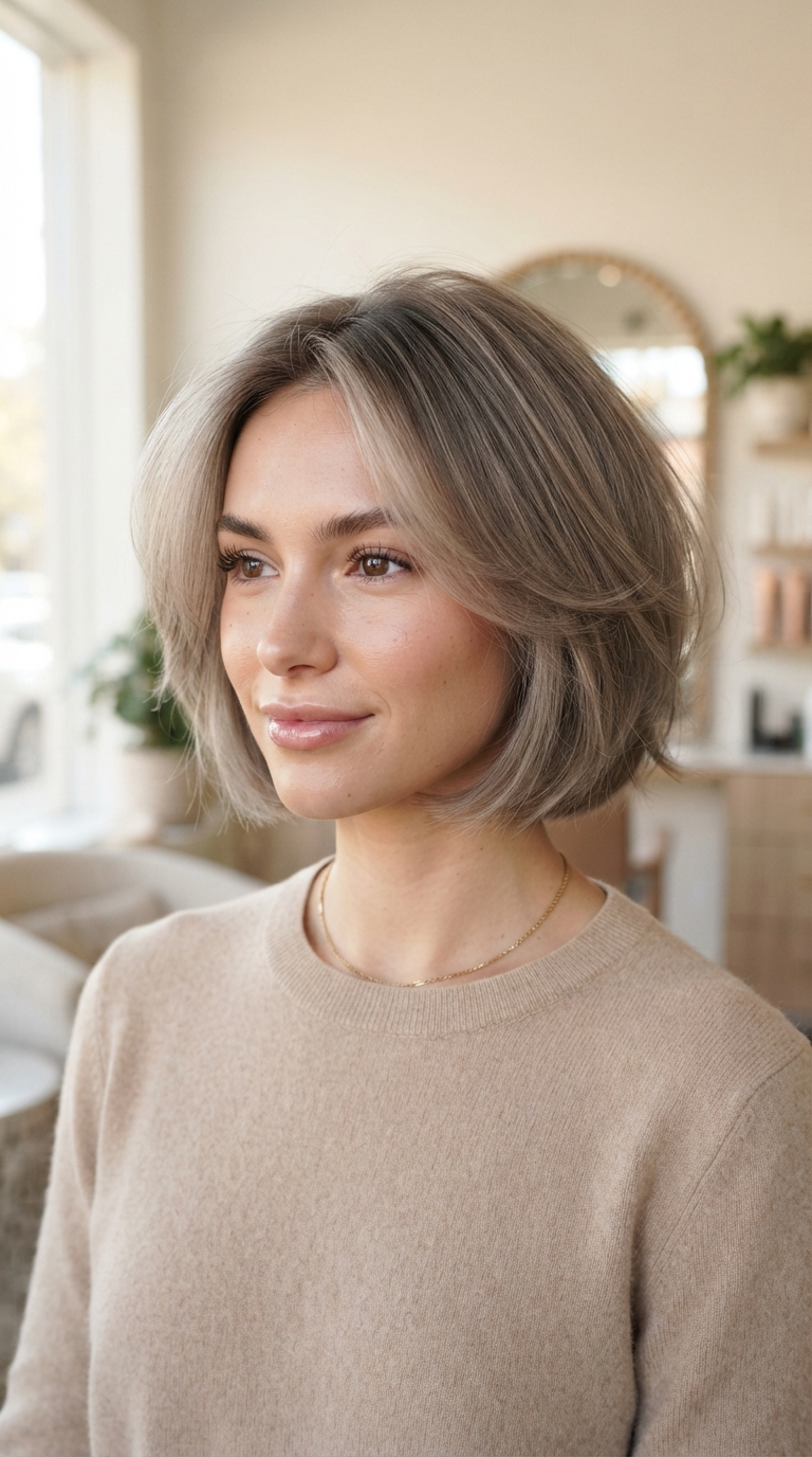 Woman posing with cloud haircut 20261005163435