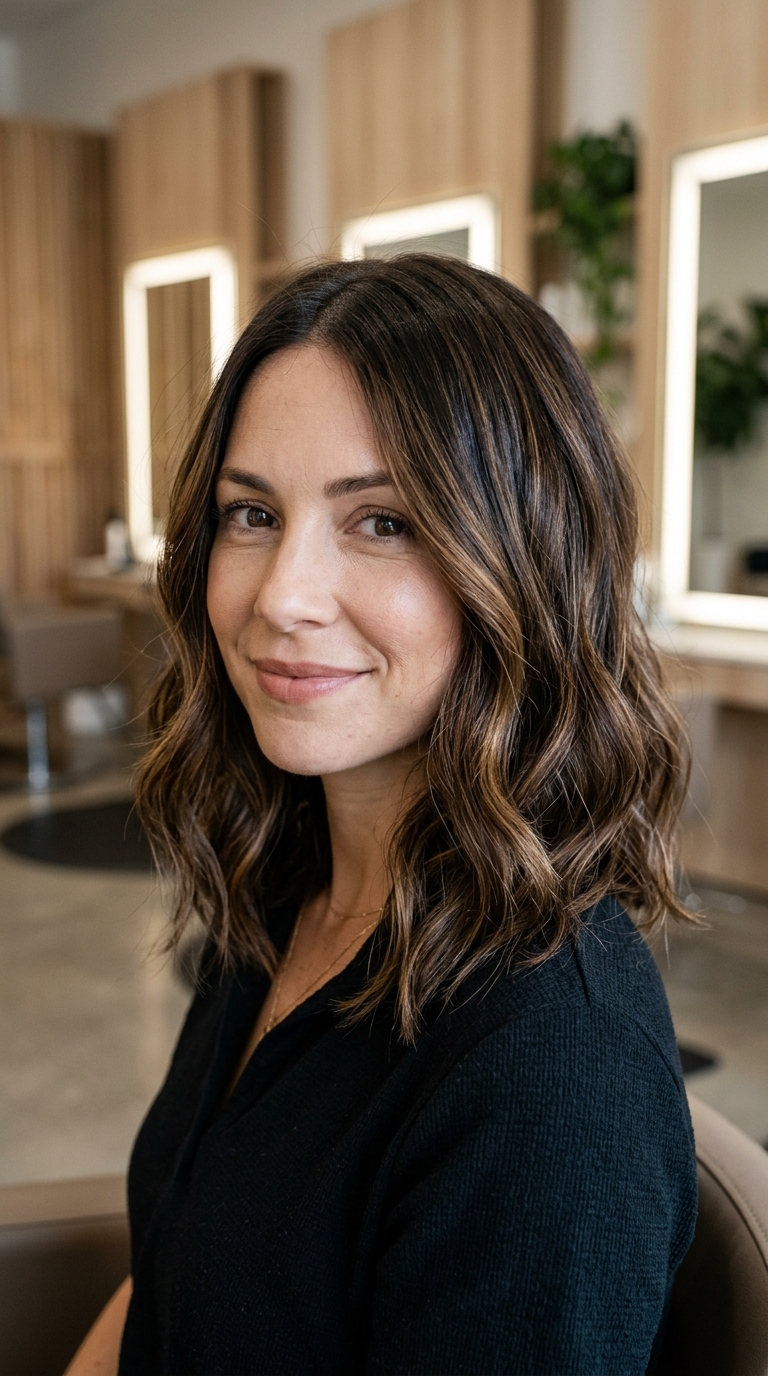 10 Heart Shaped Face Haircut Ideas for 2026 6 Woman with brunette bob portrait 20261009171929