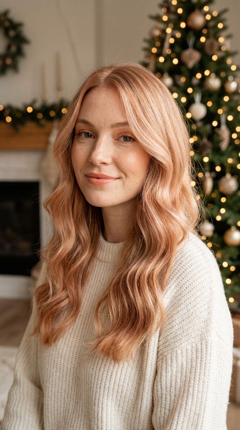 Christmas Hair Color Ideas: Cherry Red, Burgundy and More 8 Strawberry Blonde